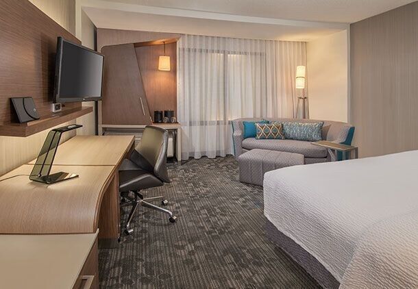 Courtyard By Marriott Houston City Place Spring Exteriör bild